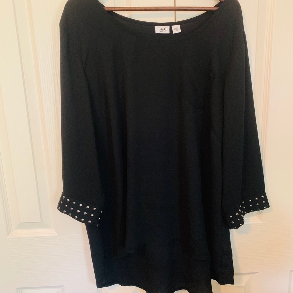 Women’s black Cato plus size top 18/20